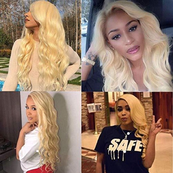 613 Blonde Body Wave Lace Frontal Wig main image 4
